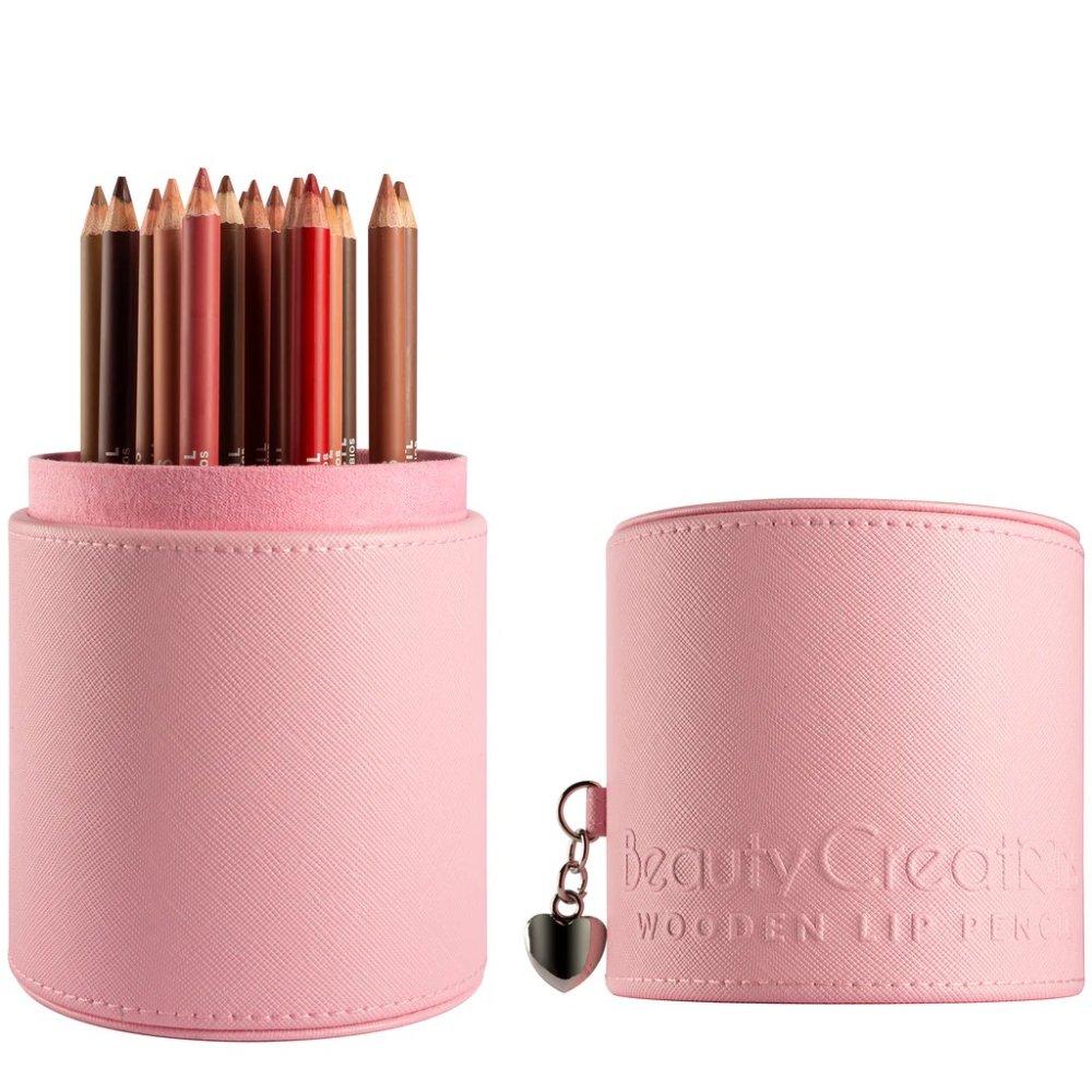 Box Delineadores Labios Wooden 16 Tonos - Beauty Creations