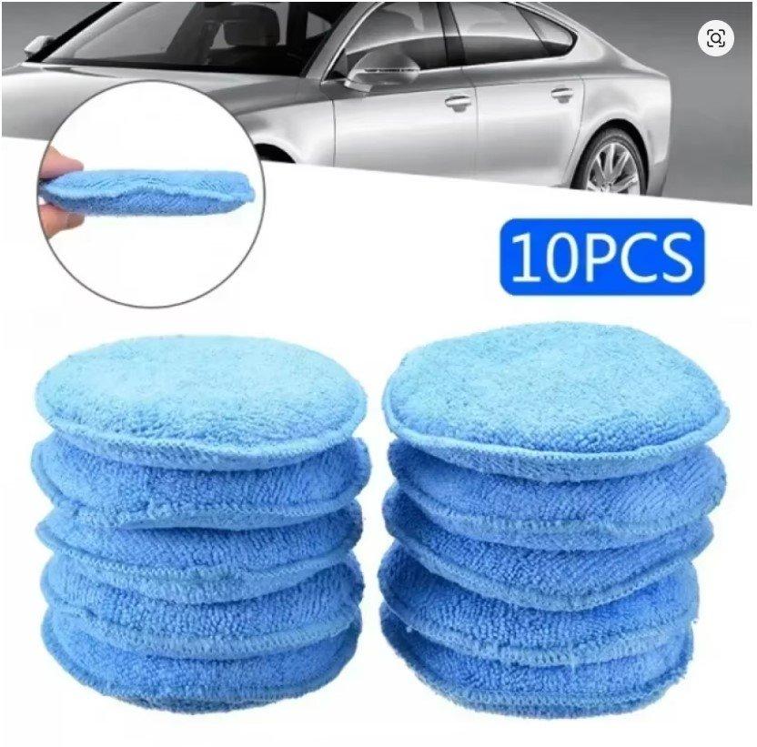 Aplicadores Microfibras Redondos Para Detailing Y Cerámicos