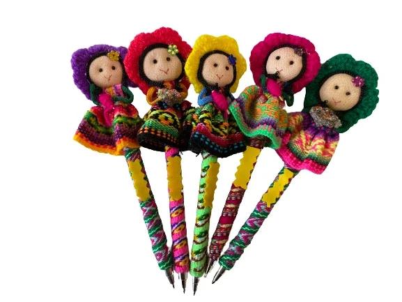 12 lapiceros muñecas
