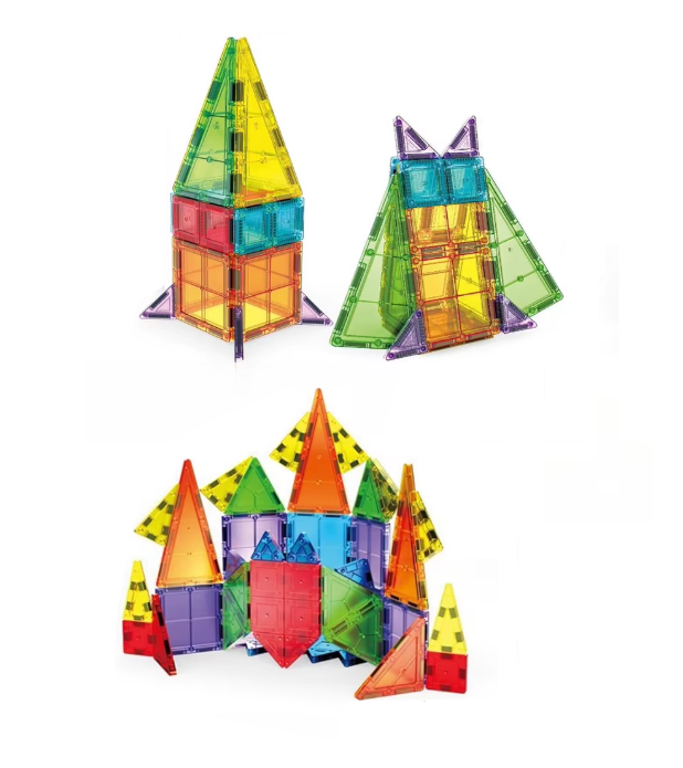 Miniatura 2 de Bloques planos magnético de 48 pcs 