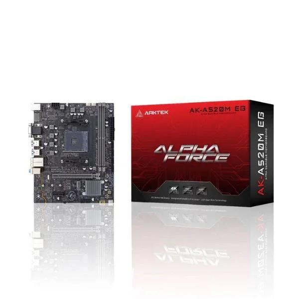 ARKTEK B550M EG MATX SOCKET AM4/ 2xDDR4/ 4xSATA 3.0/ M.2/ 4xUSB+USB 3.0/ PCIex16/ HDMI-DP-VGA