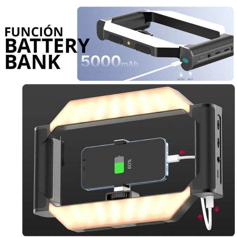 Miniatura 3 de Jaula con LED Soporte Ulanzi U-Rig para Celular