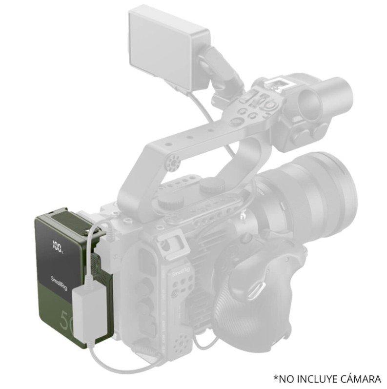 Miniatura 2 de Batería V-Mount Mini VB50 SmallRig Verde | Batería compacta 50Wh para cámaras, luces y rigs portátiles