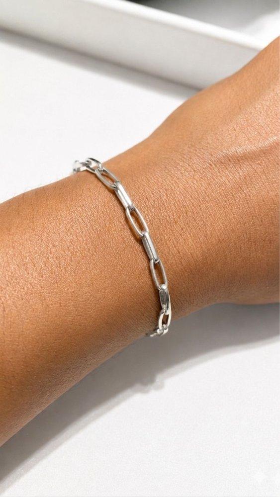 Pulseira Elo Cartier Prata