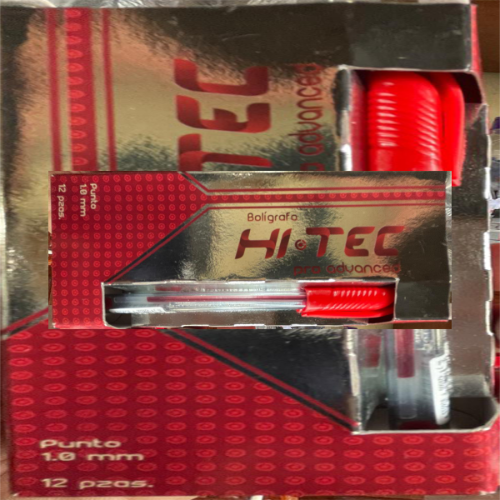 Bolígrafo Hi-Tec rojo