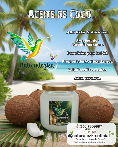 Aceite de Coco 100% Natural