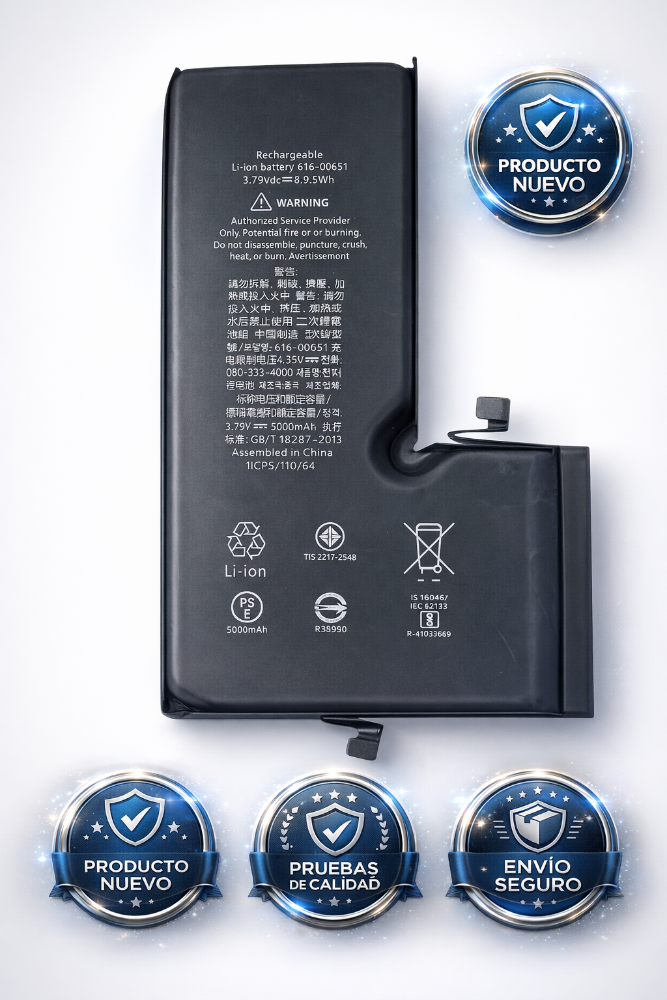 Miniatura 3 de Batería iPhone 11 Pro Max 5000mAh Reemplazo Interna Alta Calidad