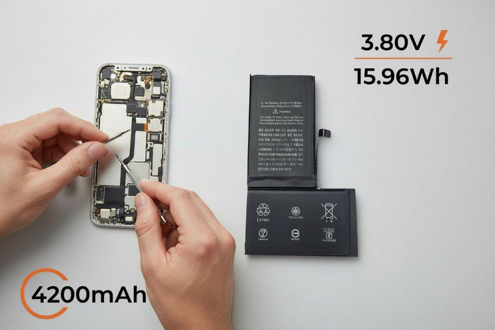Miniatura 3 de Bateria Compatible iPhone XS Max 4200mAh 3.80V Repuesto