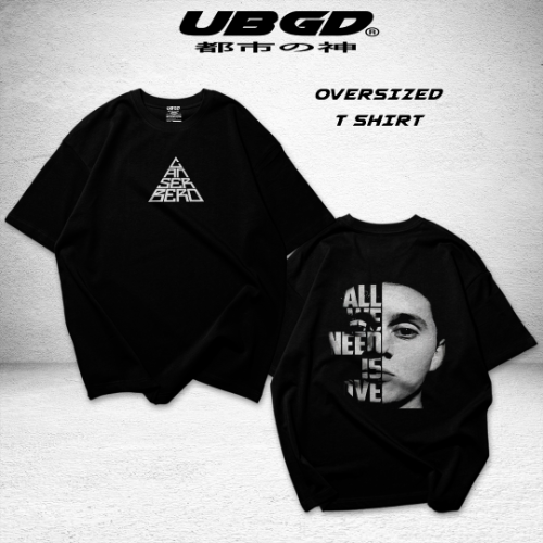 CAMISETA OVERSIZE BLACK  CANSERBERO 01