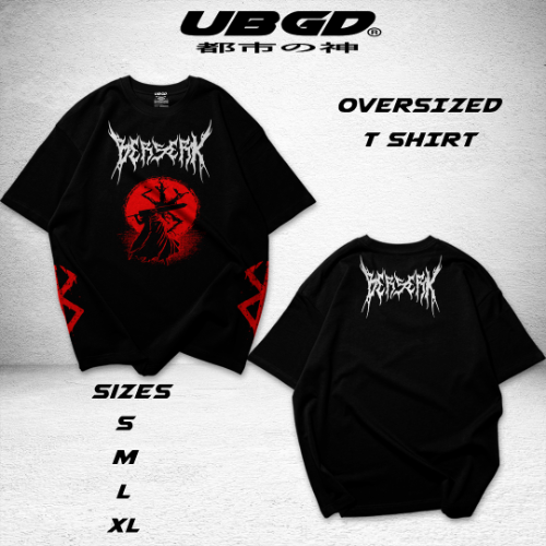 CAMISETA OVERSIZE BLACK  BERSERK2