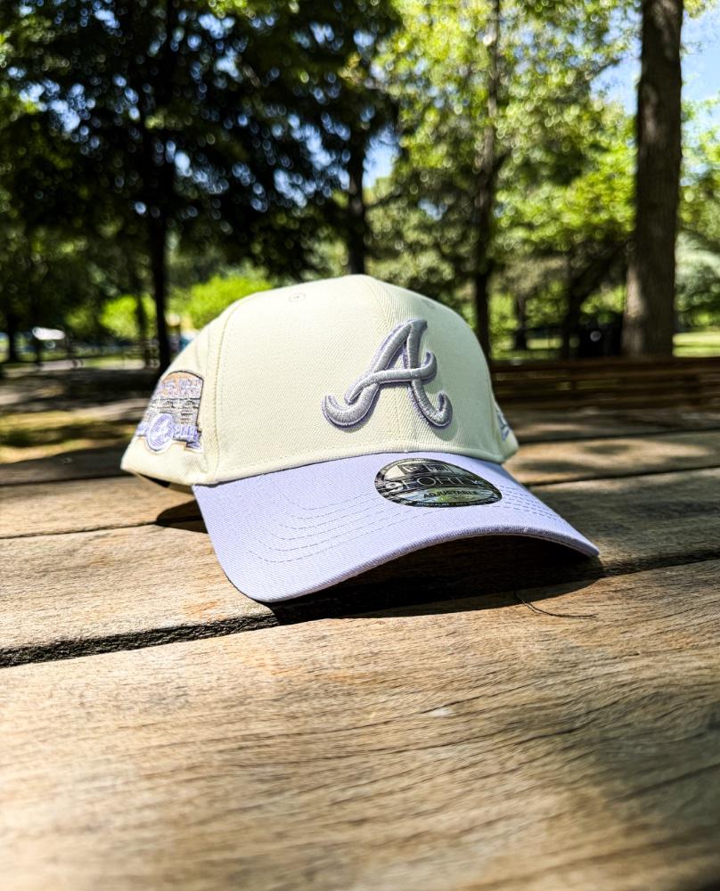 ATLANTA BRAVES 9FORTY WITHE   A-FRAME SNAPBACK