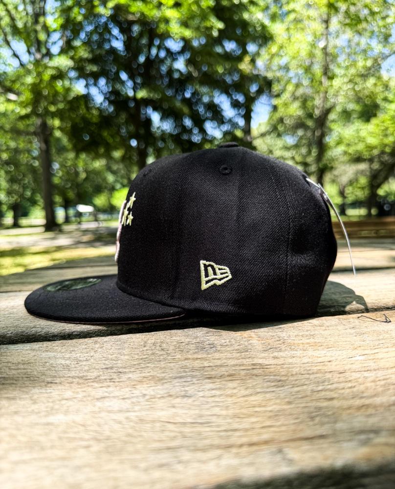 Miniatura 3 de ATLANTA BRAVES 9FORTY BLACK  A-FRAME SNAPBACK