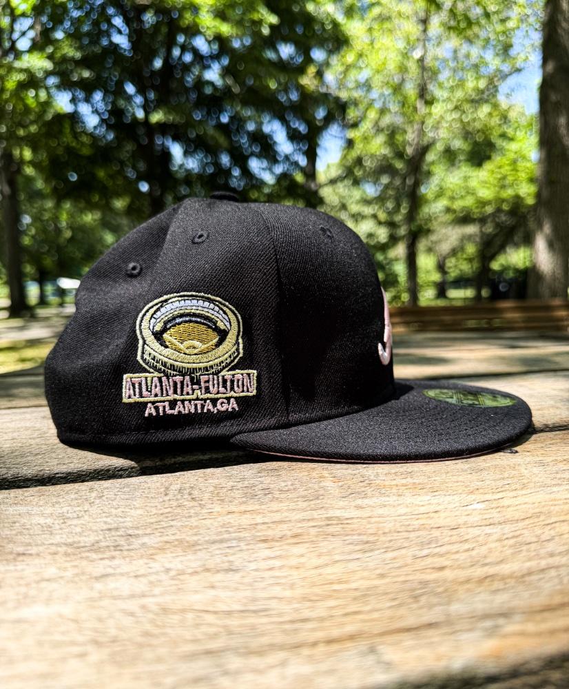 Miniatura 2 de ATLANTA BRAVES 9FORTY BLACK  A-FRAME SNAPBACK