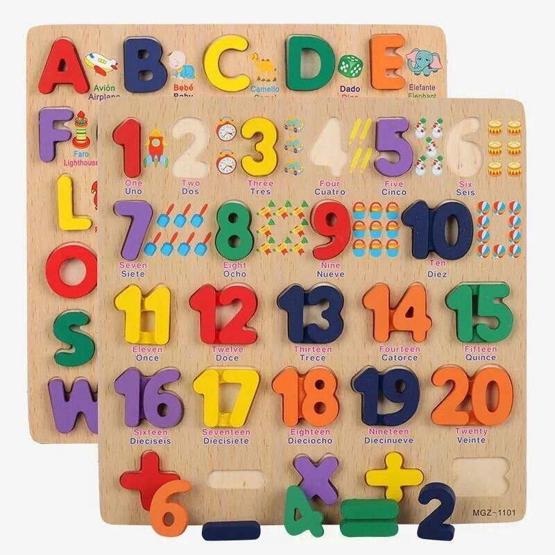 Miniatura 2 de Letras ABC+ numeros didactico 
