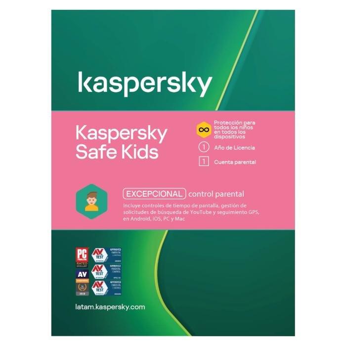 Antivirus Kaspersky Safe Kids Base 1 Dispositivo, 1 Año - Licencia Digital