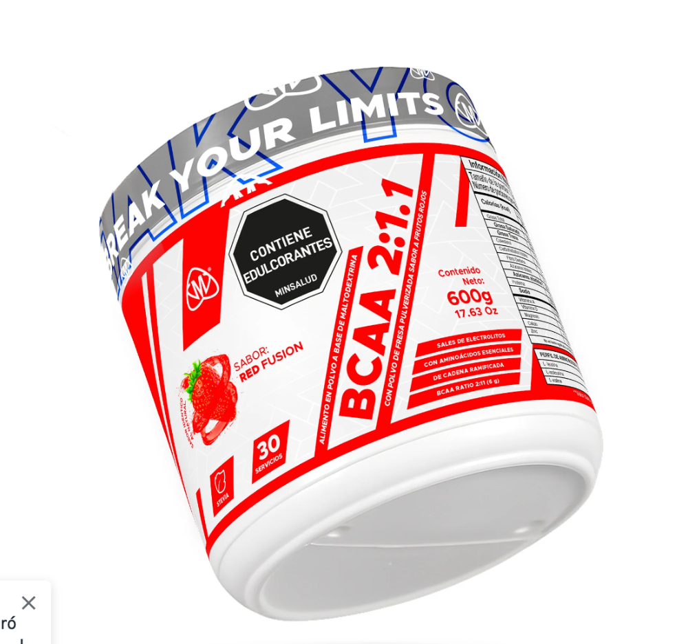 Miniatura 2 de Bcaa 2:1:1 red fusión 600 gr