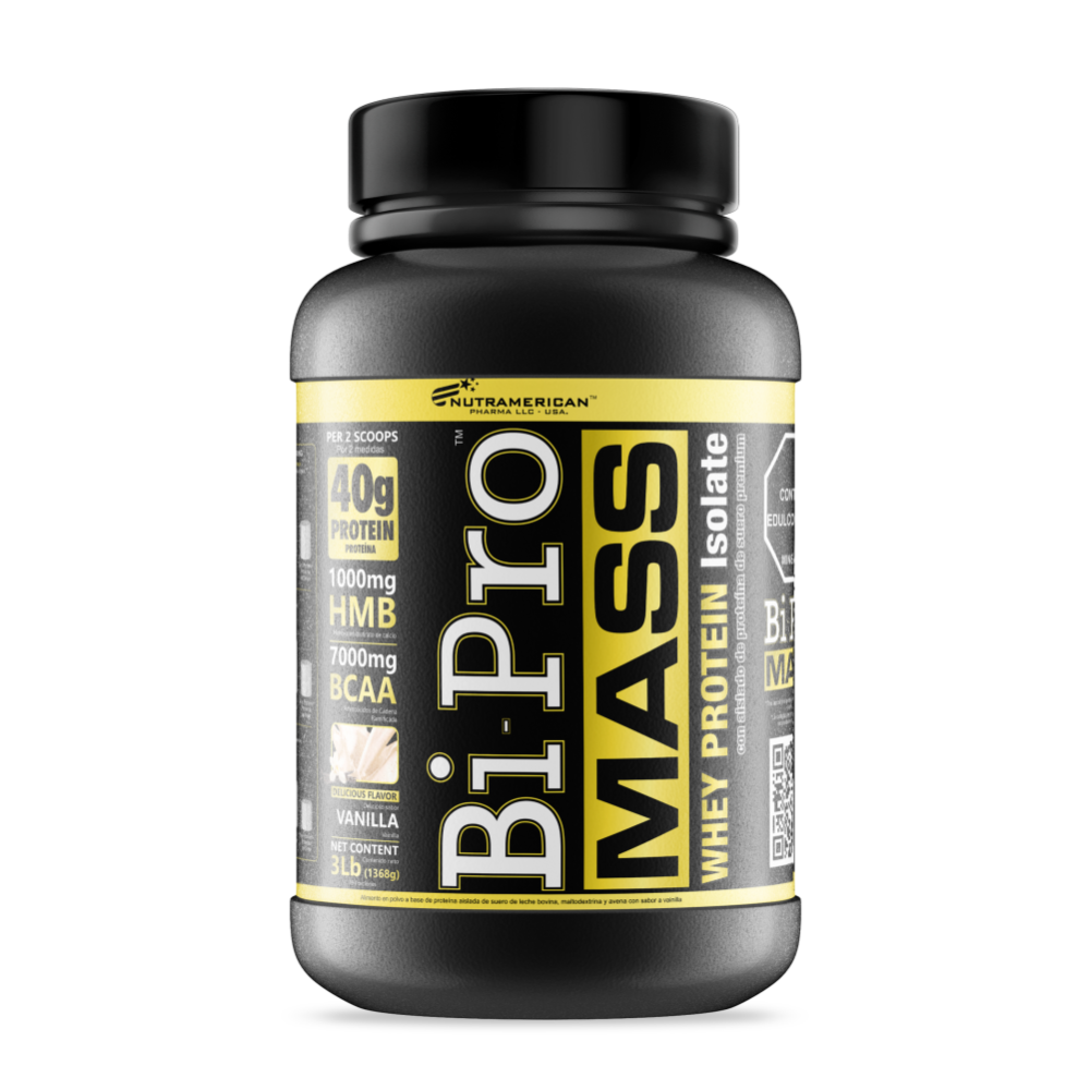 BIPRO MASS VAINILLA 3LB  (1368G)