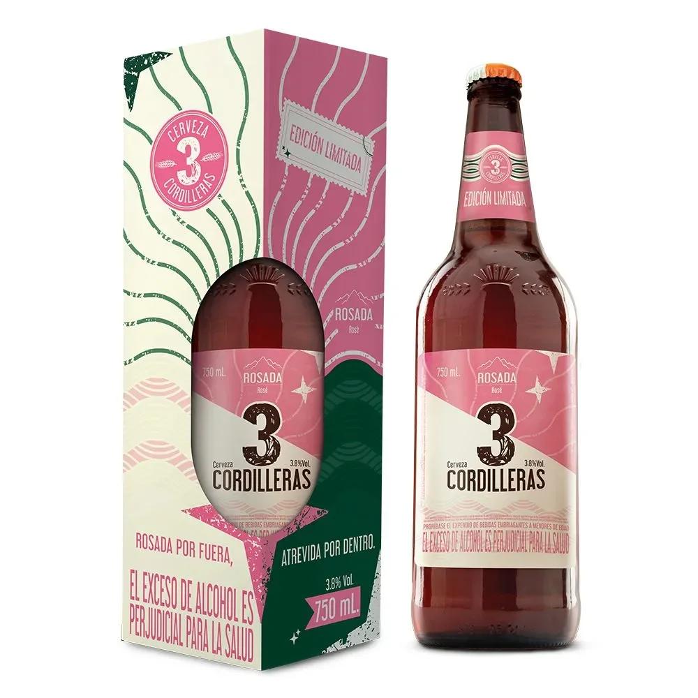 3 CORDILLERAS ROSE BOTELLA NR X 750