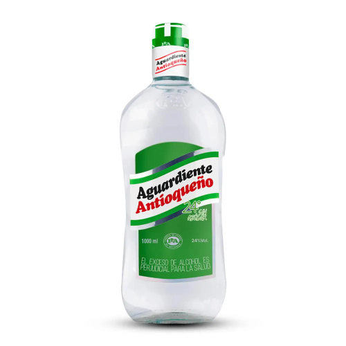 AGUARDIENTE VERDE X 1LT EN BOTELLA