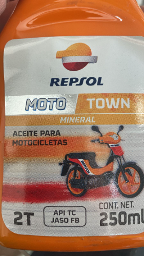 Miniatura 2 de 2 T ACEITE REPSOL PARA MOTORES 2TIEMPOS