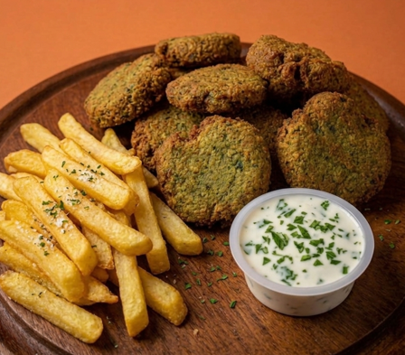 Falafel + porción de fritas