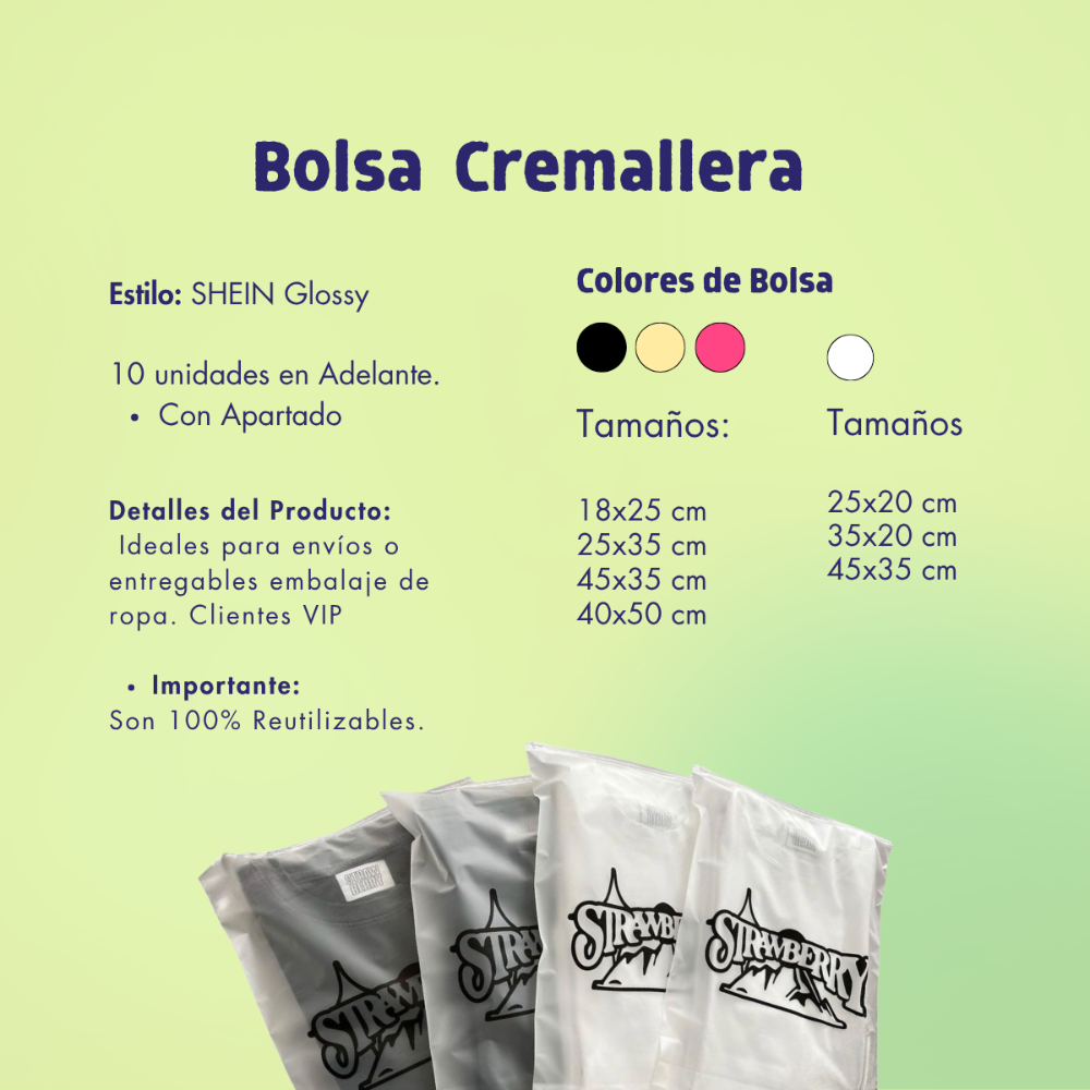 Bolsa resellable