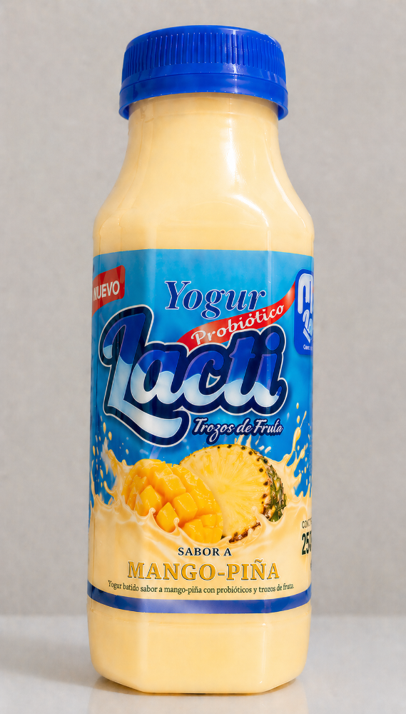 (MANGO-PIÑA) 250 Ml - Yogurt Entero Lacti