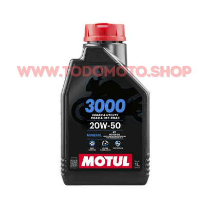 ACEITE 4T - MOTUL 3000 - 20w50 MINERAL