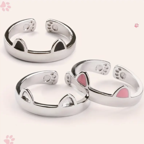 Anillo orejas de gato