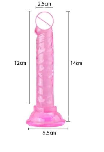 Connsolador Realista Con Ventosa 12cm/2.5cm