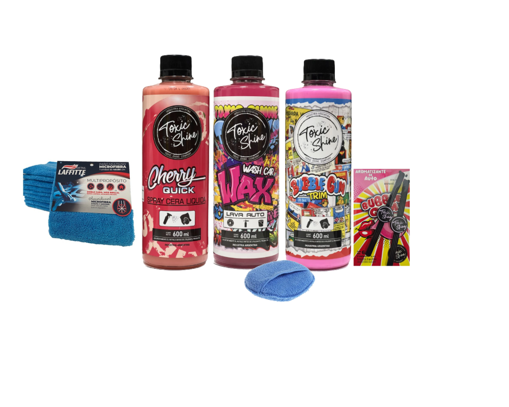 Shampoo + Cera + Acondicionador + Accesorios