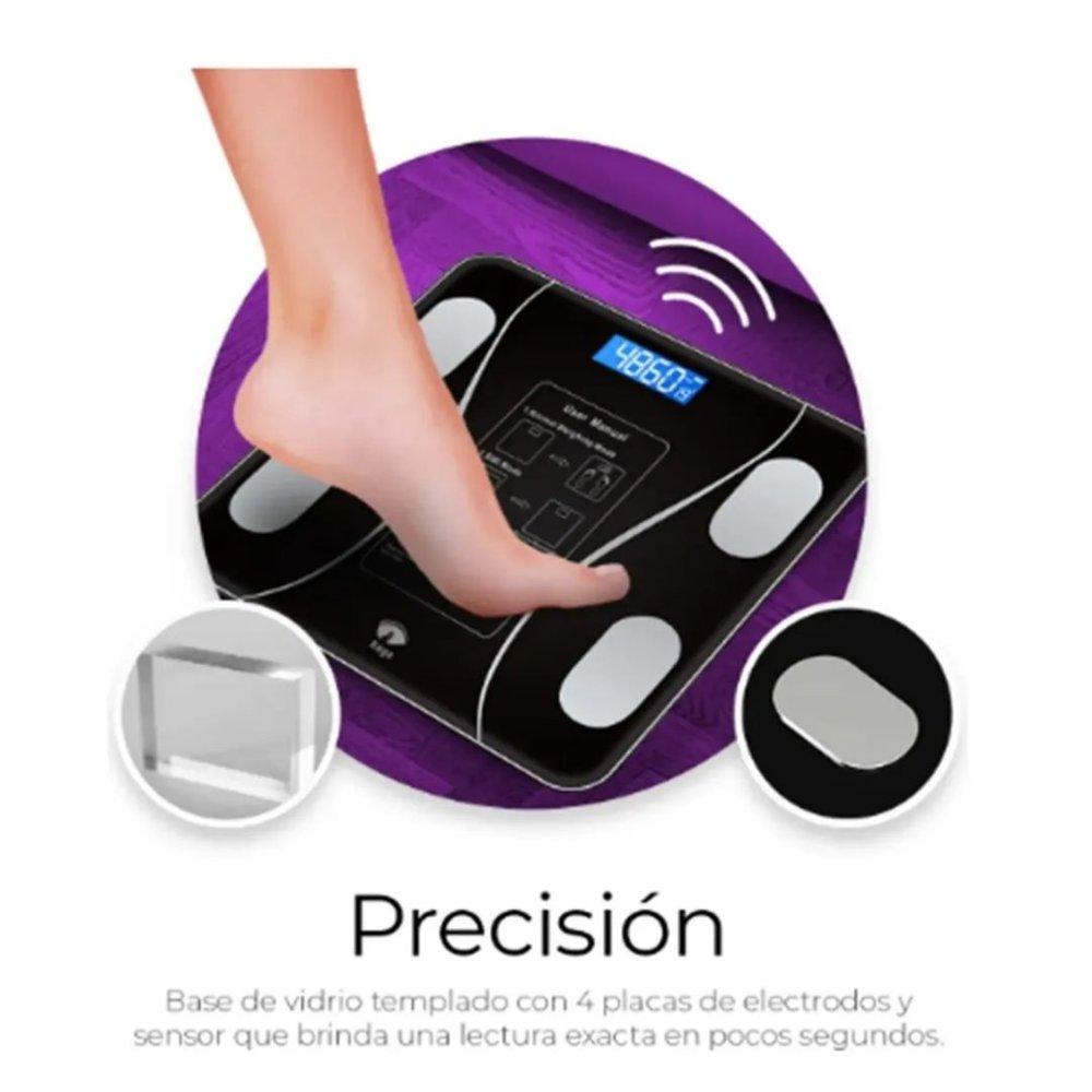 Miniatura 2 de Bascula digital conexión a bluetooth con pilas lb/kg