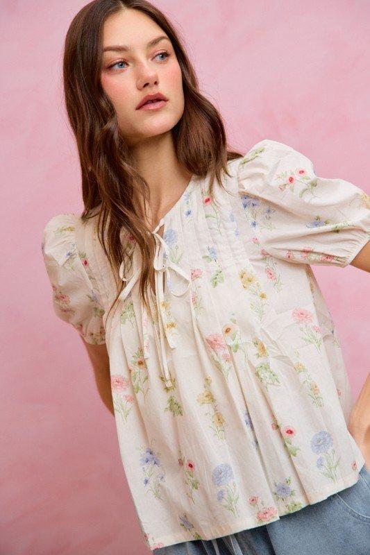 Miniatura 3 de CAMISA  ESTAMPADO FLORAL CON MANGAS