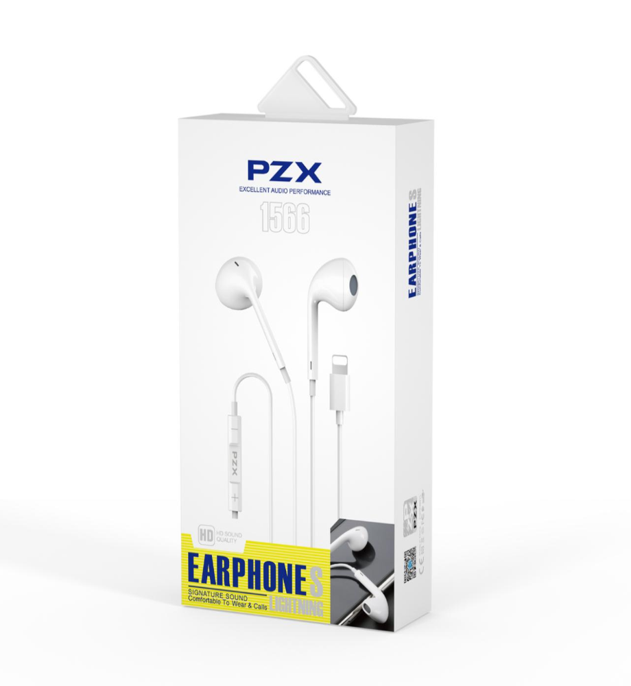 AUDIFONO DE CABLE IPHONE PZX 1566