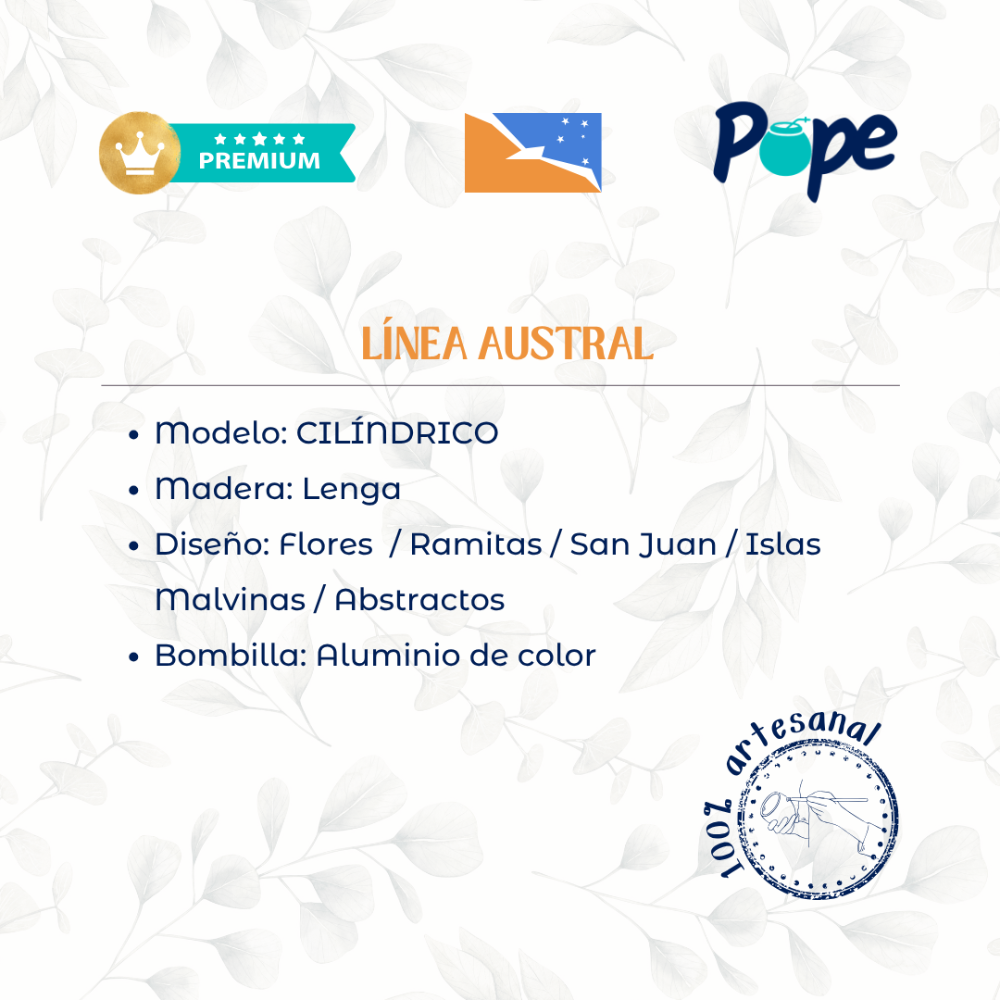 Miniatura 2 de Austral CILINDRICO