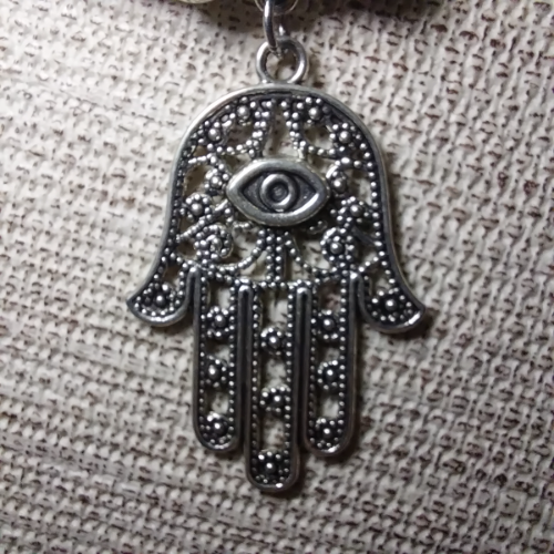 Miniatura 2 de COLLAR MANO DE FATIMA CORCHO