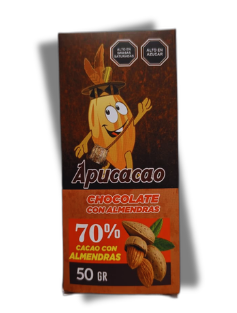 Miniatura 2 de Chocolate bitter al  70 % con trozos de almendra