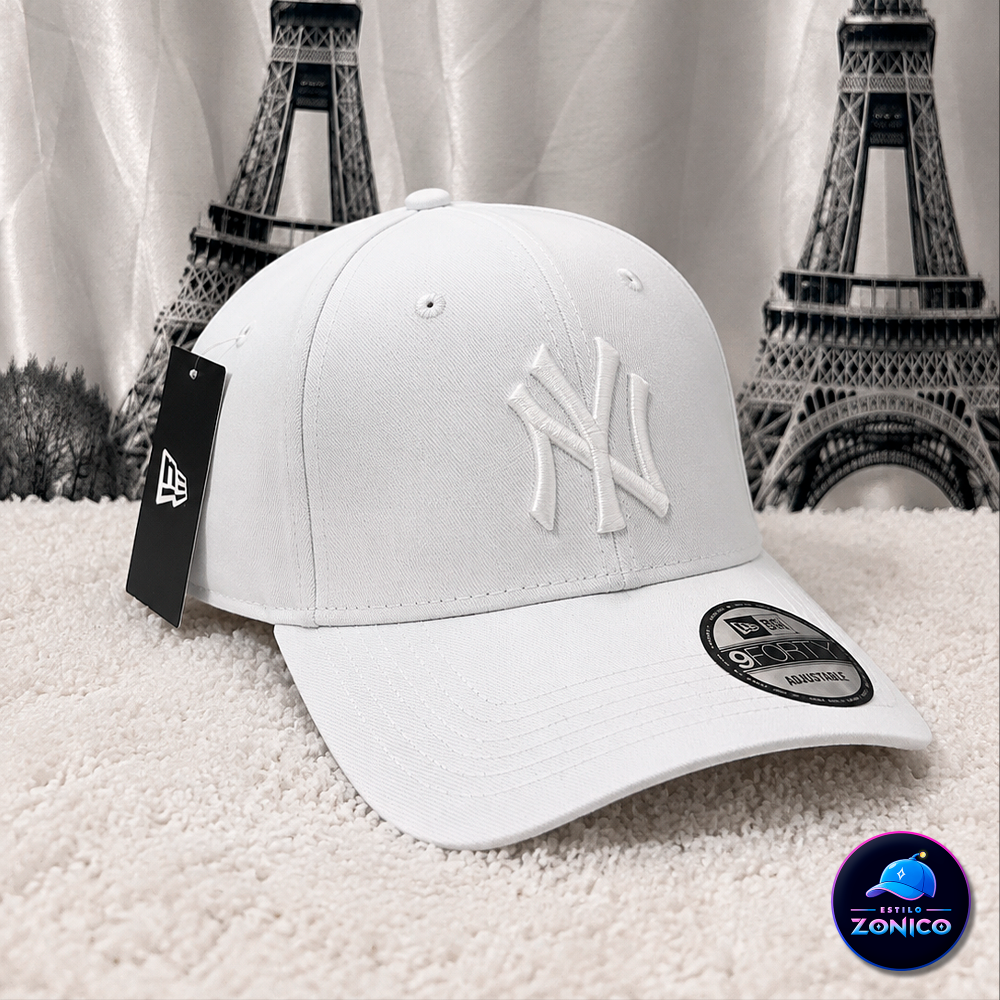 Gorra Curva - NY (Blanco)
