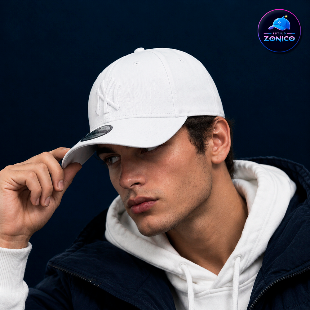 Miniatura 2 de Gorra Curva - NY (Blanco)