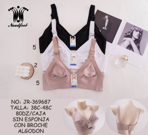 Corpiño reductor sin aro: soporte, forma y confort pack x 2 