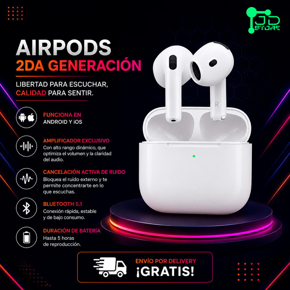 AIRPODS 2DA GENERACION
