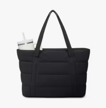 BOLSO TOTE  ACOLCHADO NEGRO