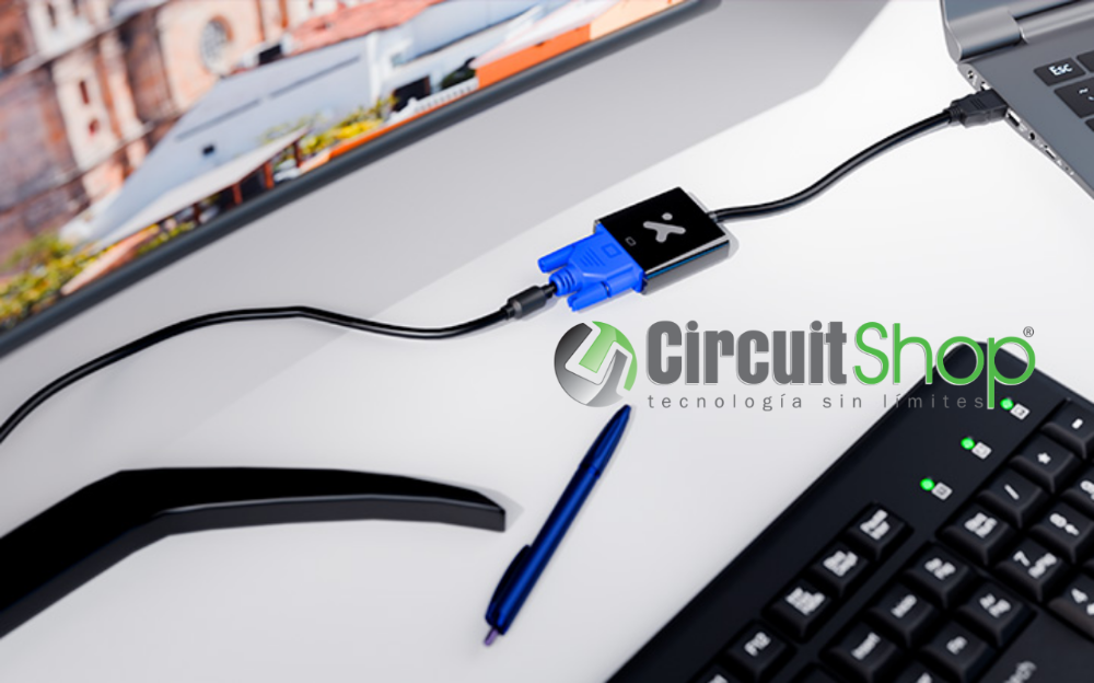 Miniatura 2 de Adaptador de video HDMI macho a VGA hembra Xtech XTC-384
