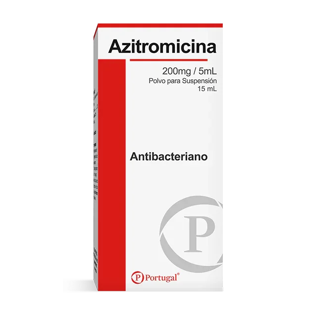 AZITROMICINA 200mg/5mL POLVO  X 15 mL     