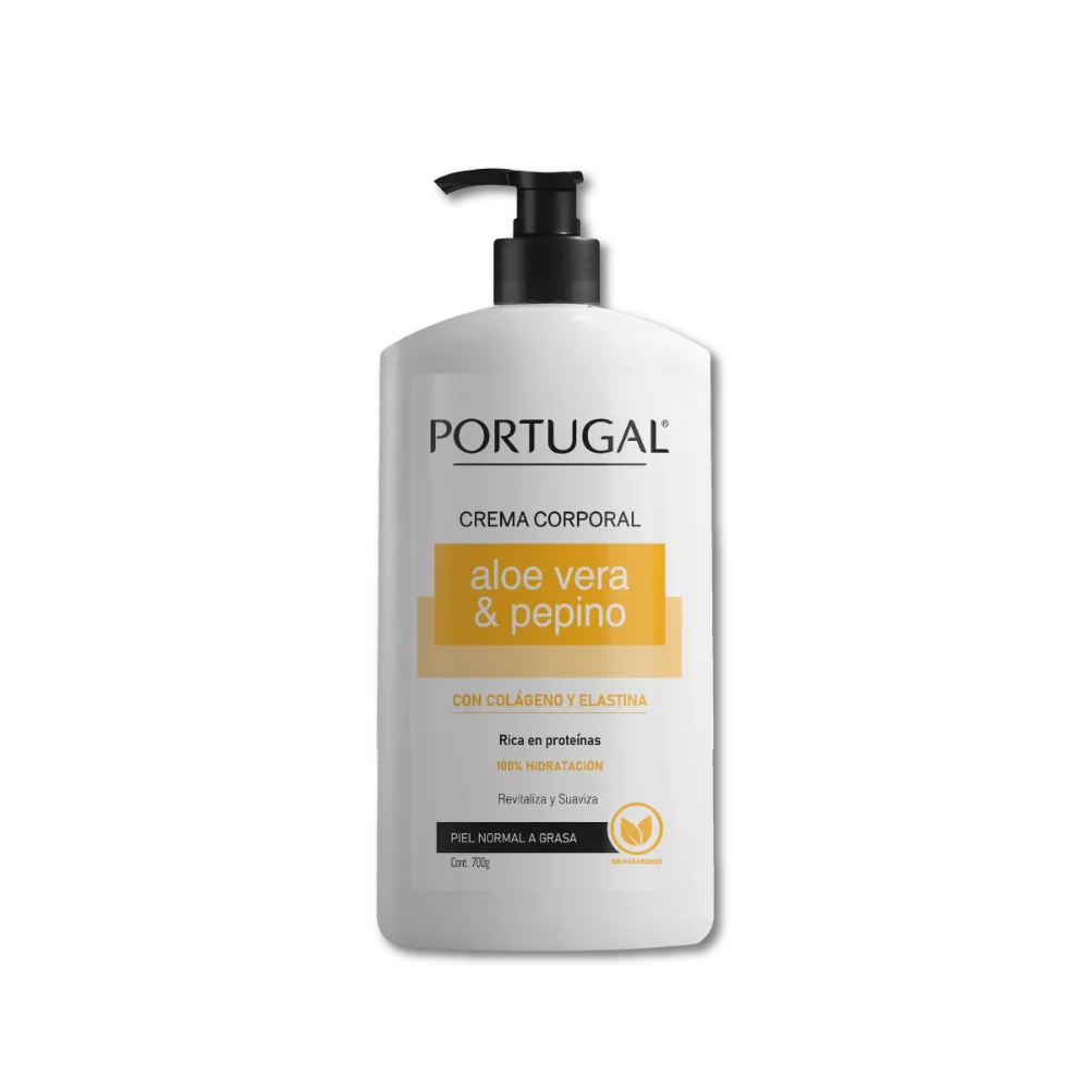 ALOE VERA Y PEPINO CREMA CORPORAL X 700 GR