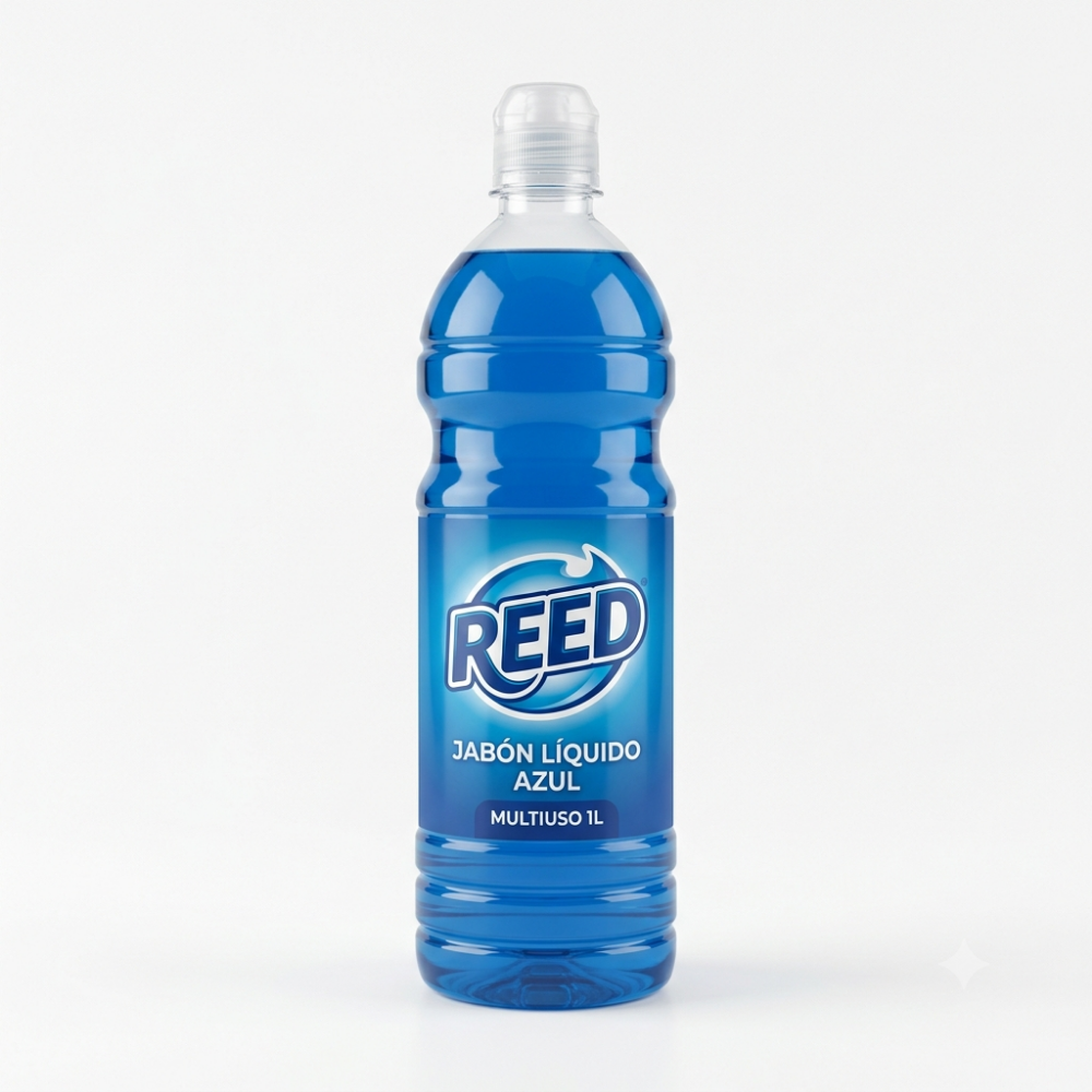 1 Litro Jabon Multiuso con Fragancia (Azul)