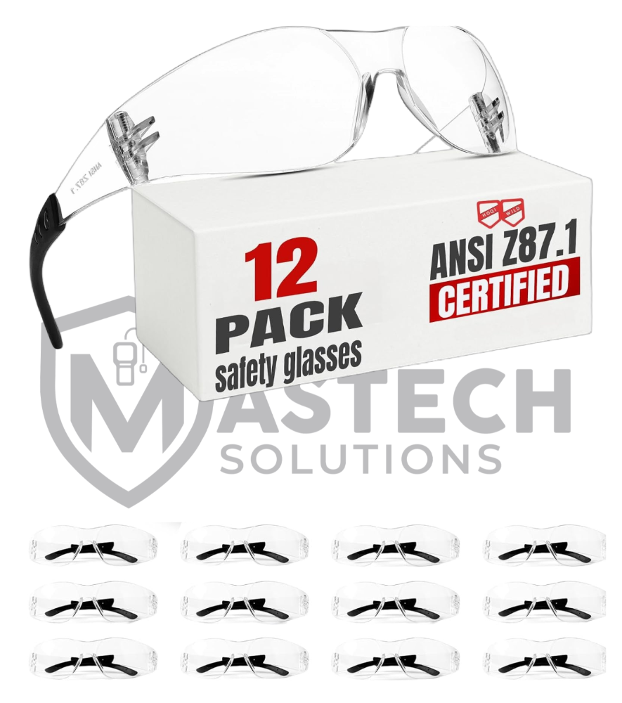 Lentes de Seguridad con Certificación (Pack 12 unidades)