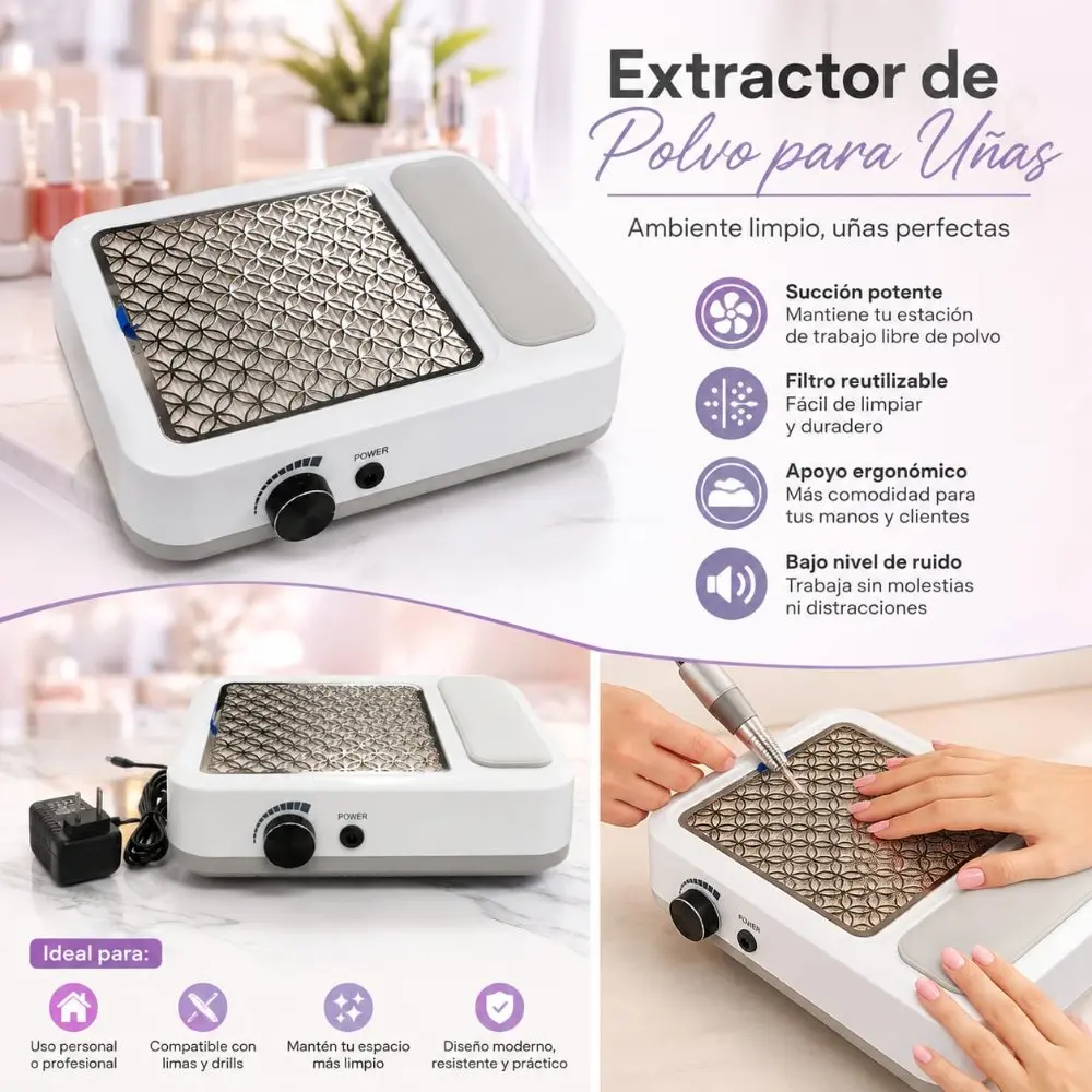 Extractor De Polvo Para Uñas 868-1