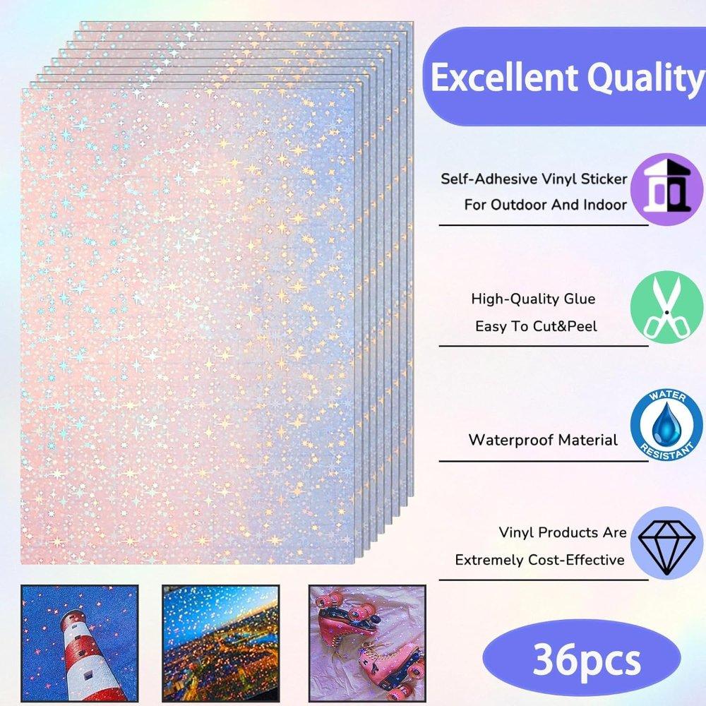 Miniatura 2 de Papel para laminar holográfico por unidad