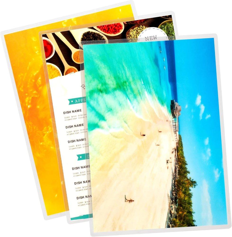 Miniatura 3 de Papel para laminar liso Holografico x 10 Unid